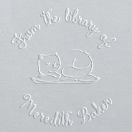 Book Embosser - Cat Sleeping