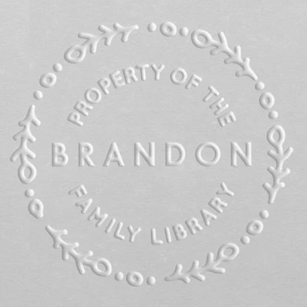 custom embosser Brandon Family