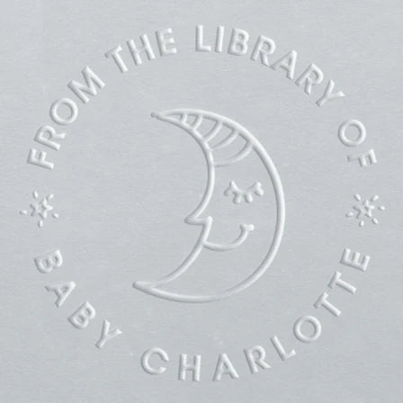 custom book embosser goodnight moon design