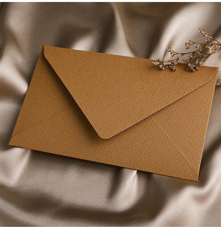 burlap coffee brown envelop for wax seals