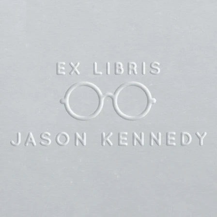 custom library book embosser Glasses Rectangle