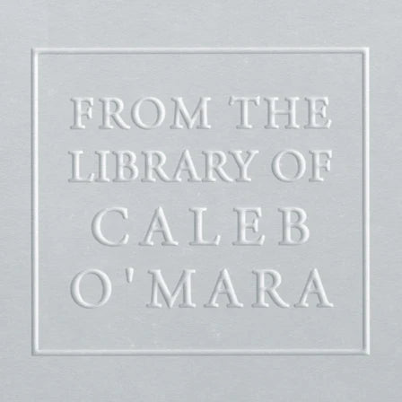custom personal book embosser Caleb