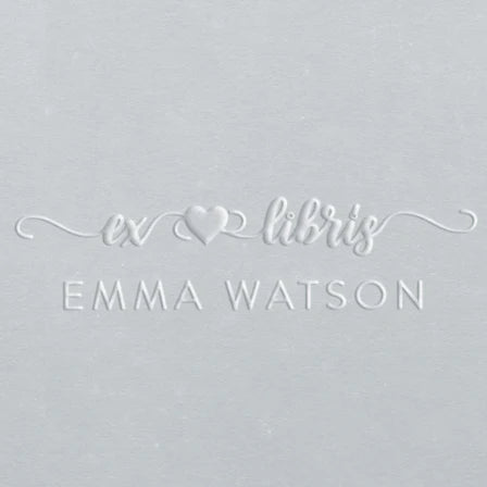 custom personal library book embosser Emma