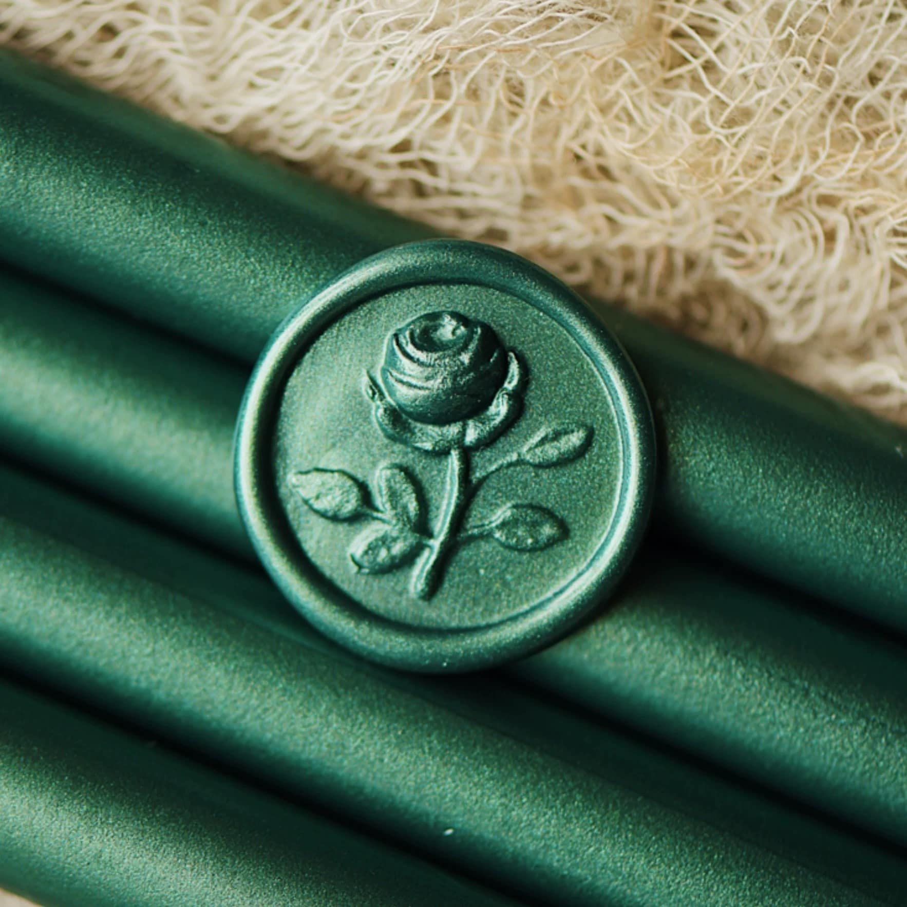 emerald sealing wax sticks