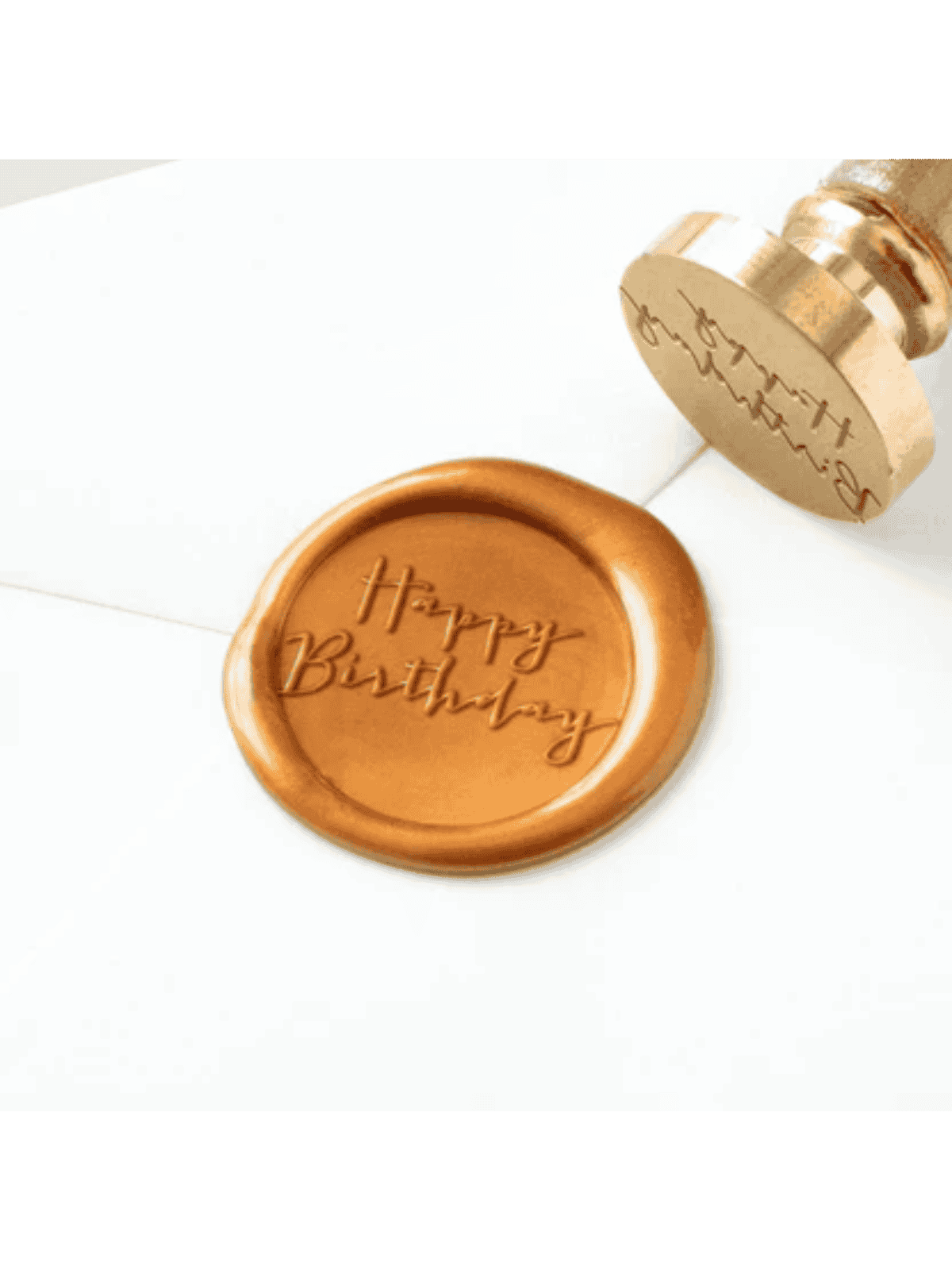 envelope seal wax stamp for birthday