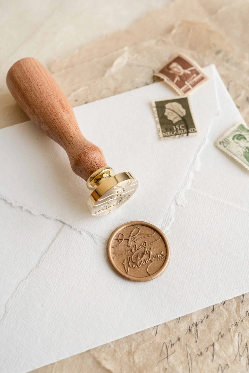 gifted chop custom wax seal stamp
