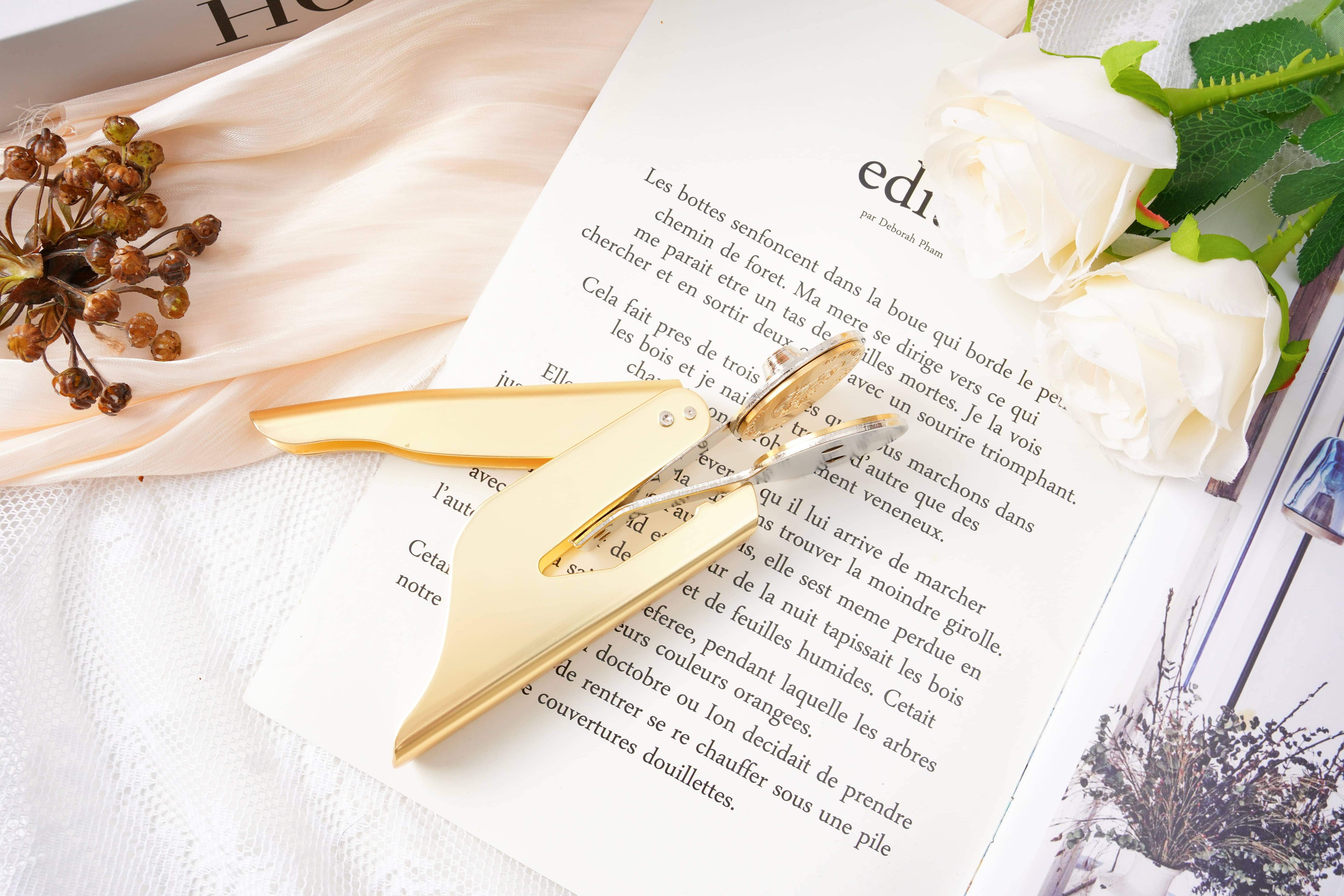 interchangeable custom embosser plate