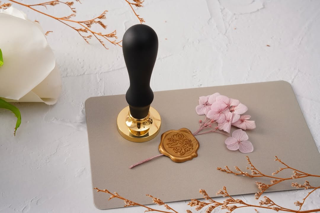 make wax seals with a stamp
