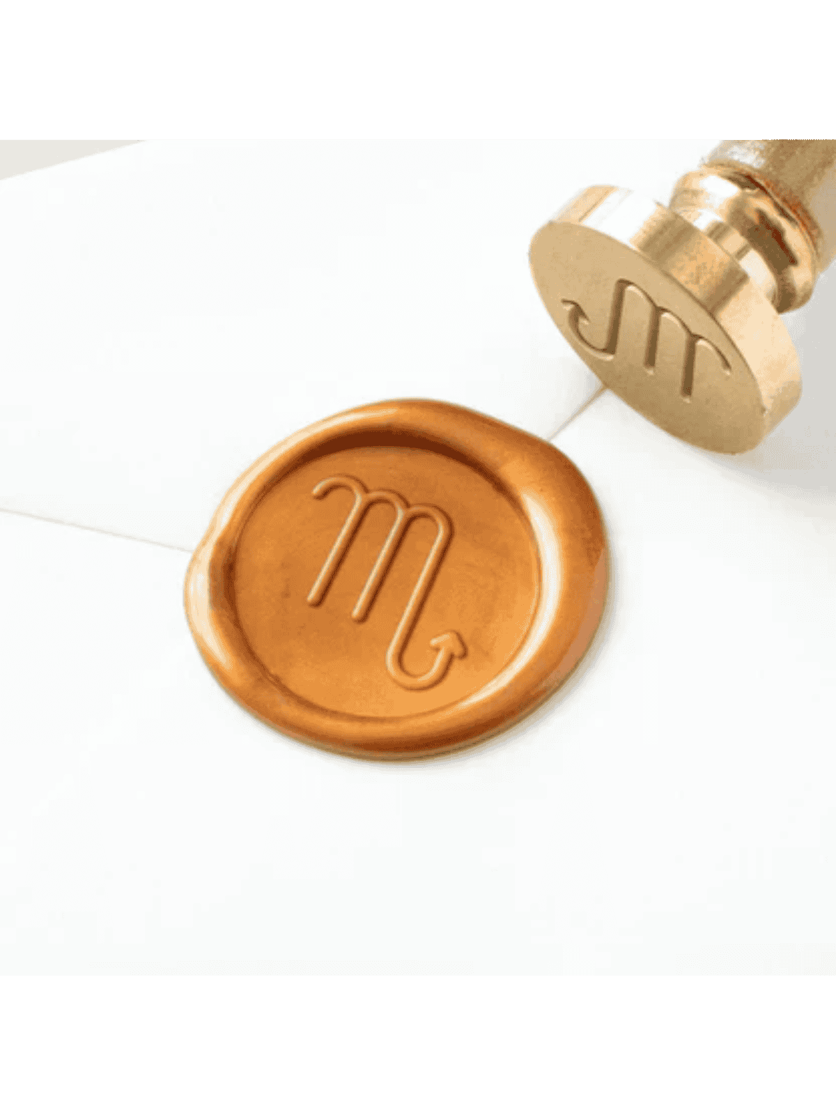 monogram wax seal stamp