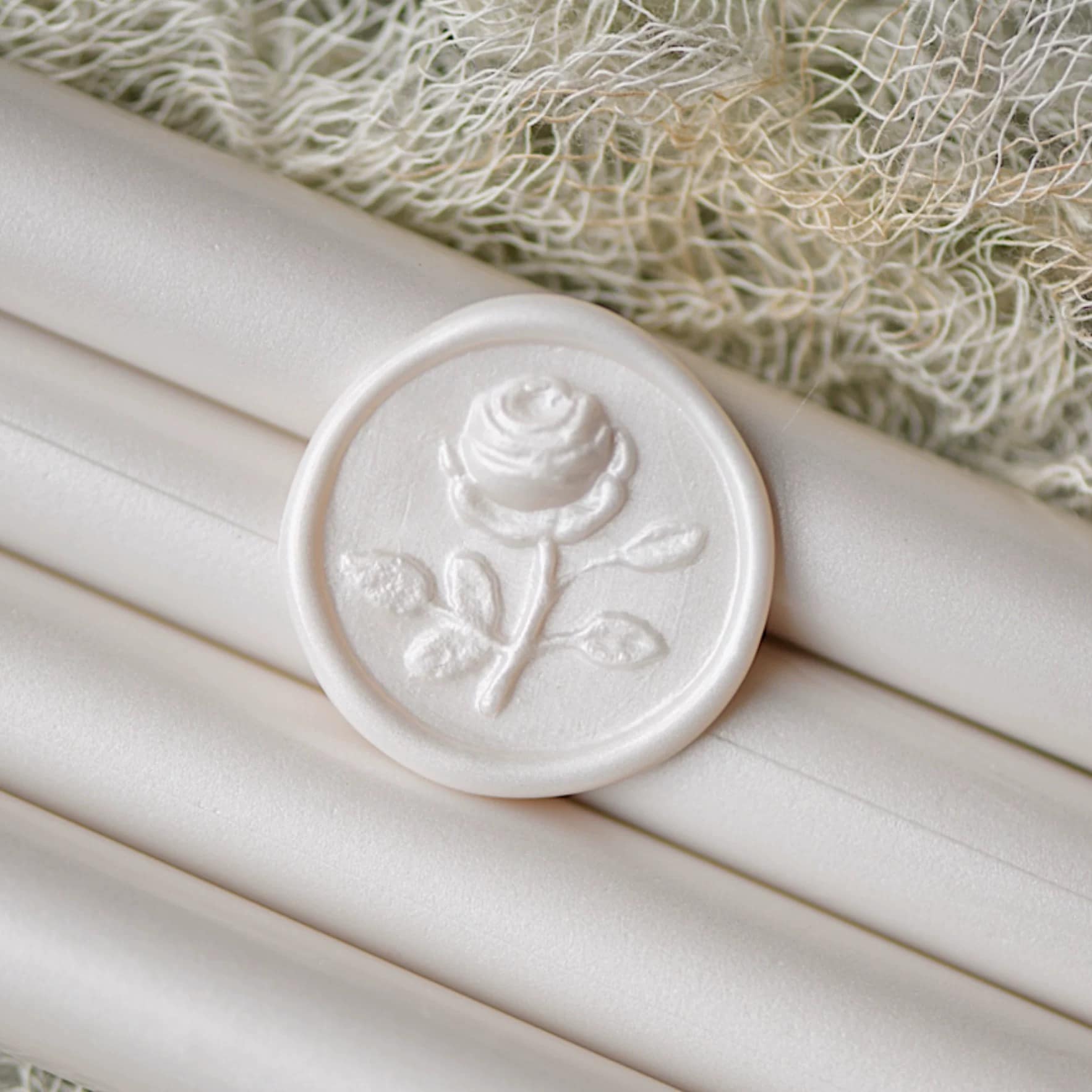 pearly white sealing wax sticks