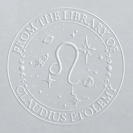 personal book embosser zodiac Leo