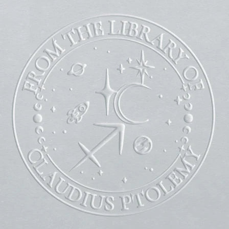 personal book embosser zodiac Sagittarius