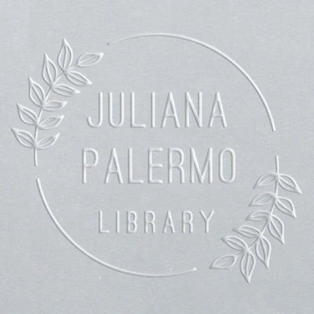 personal book page embosser for library juliana