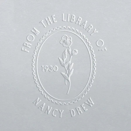 personal book stamp embosser Birth Flower February