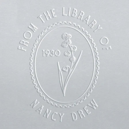 personal book stamp embosser Birth Flower May