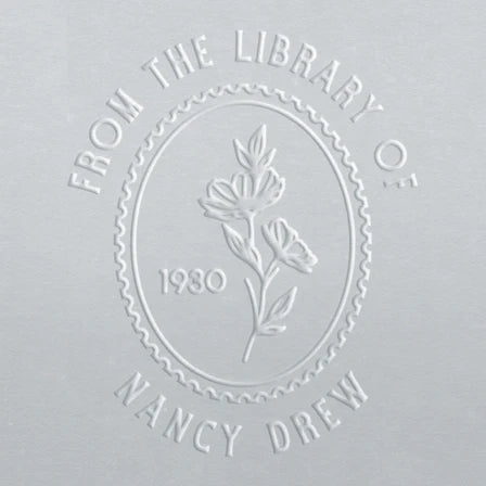 personal book stamp embosser Birth Flower October
