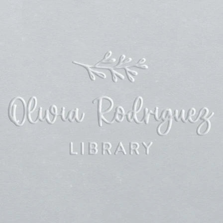 personal library book embosser Olivia