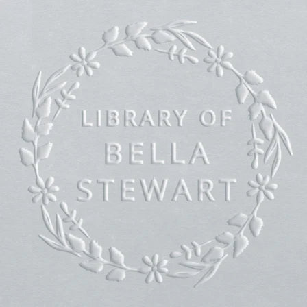 personal library embosser for books bella
