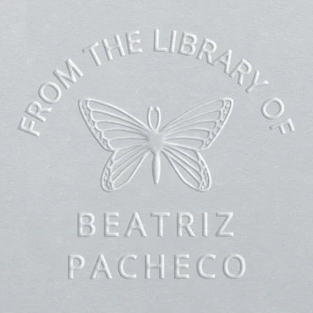 personal library embosser for books butterfly