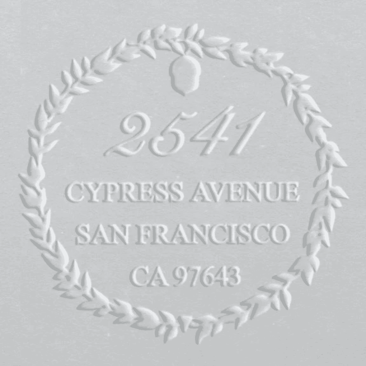 personalized return address embosser