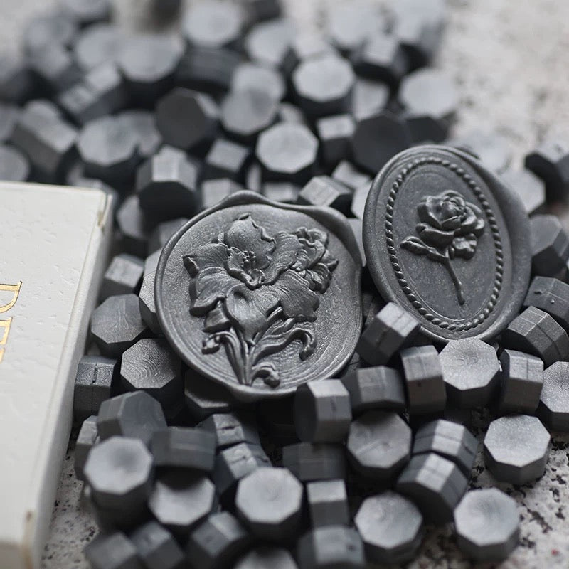 sealing wax beads_Iron Rider Silver