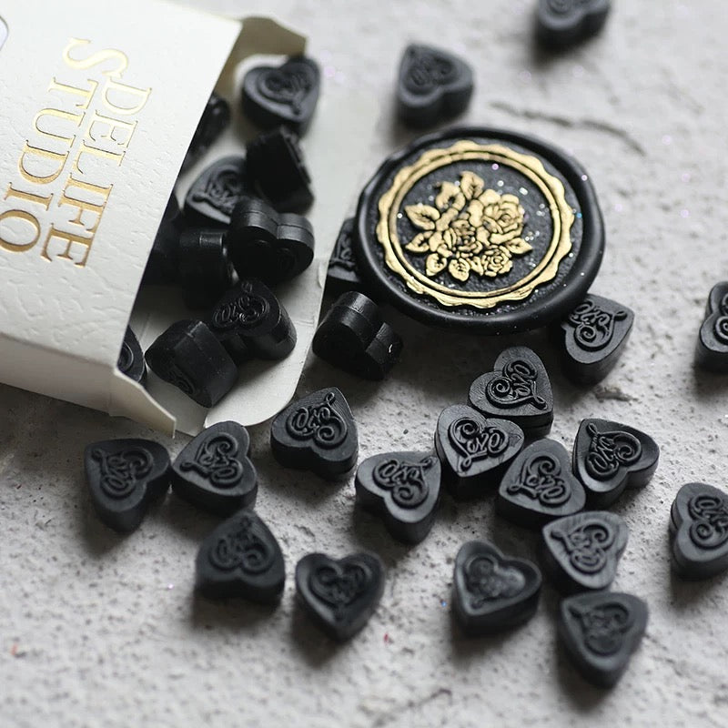 sealing wax beads_Nightshade Black