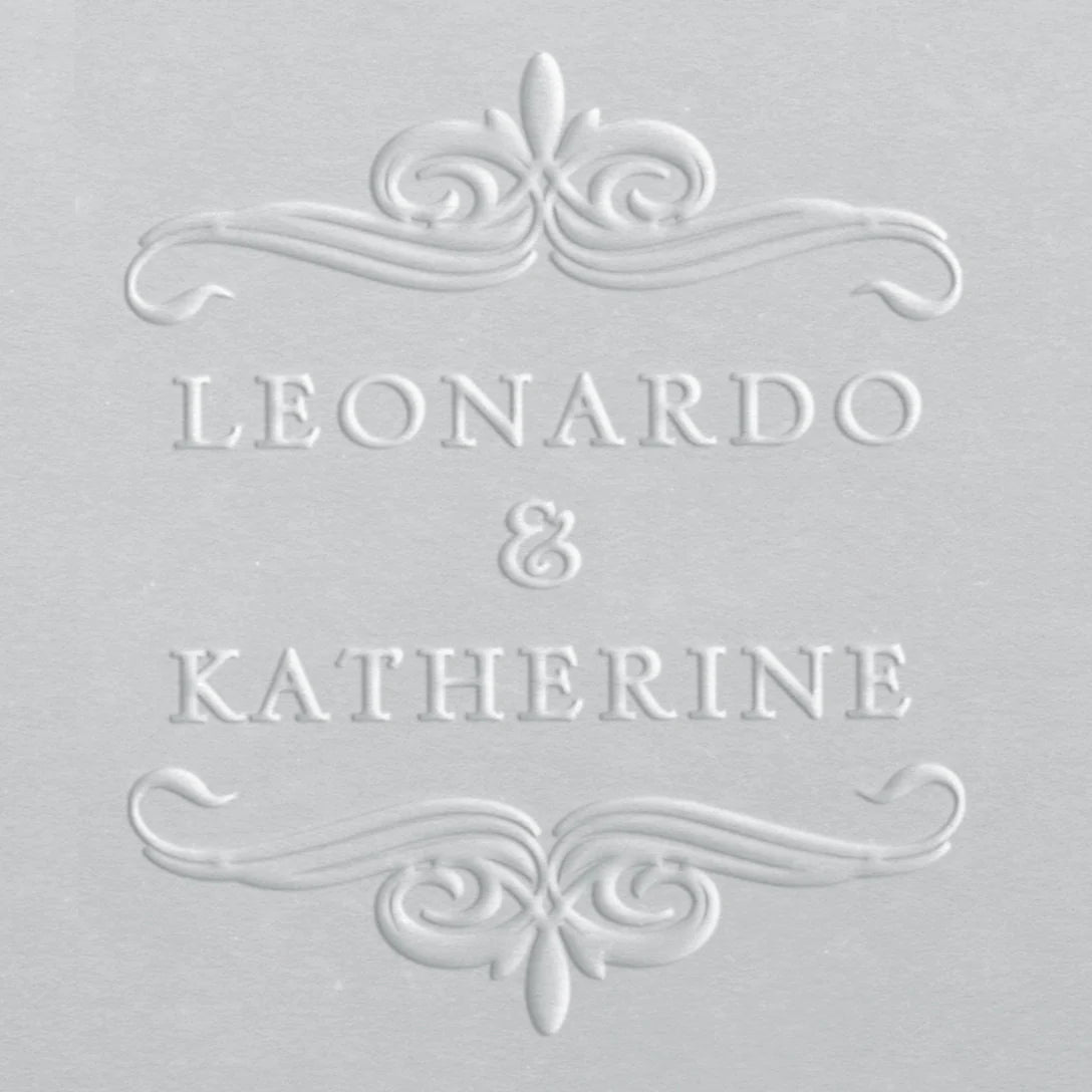 wedding embosser with frame design