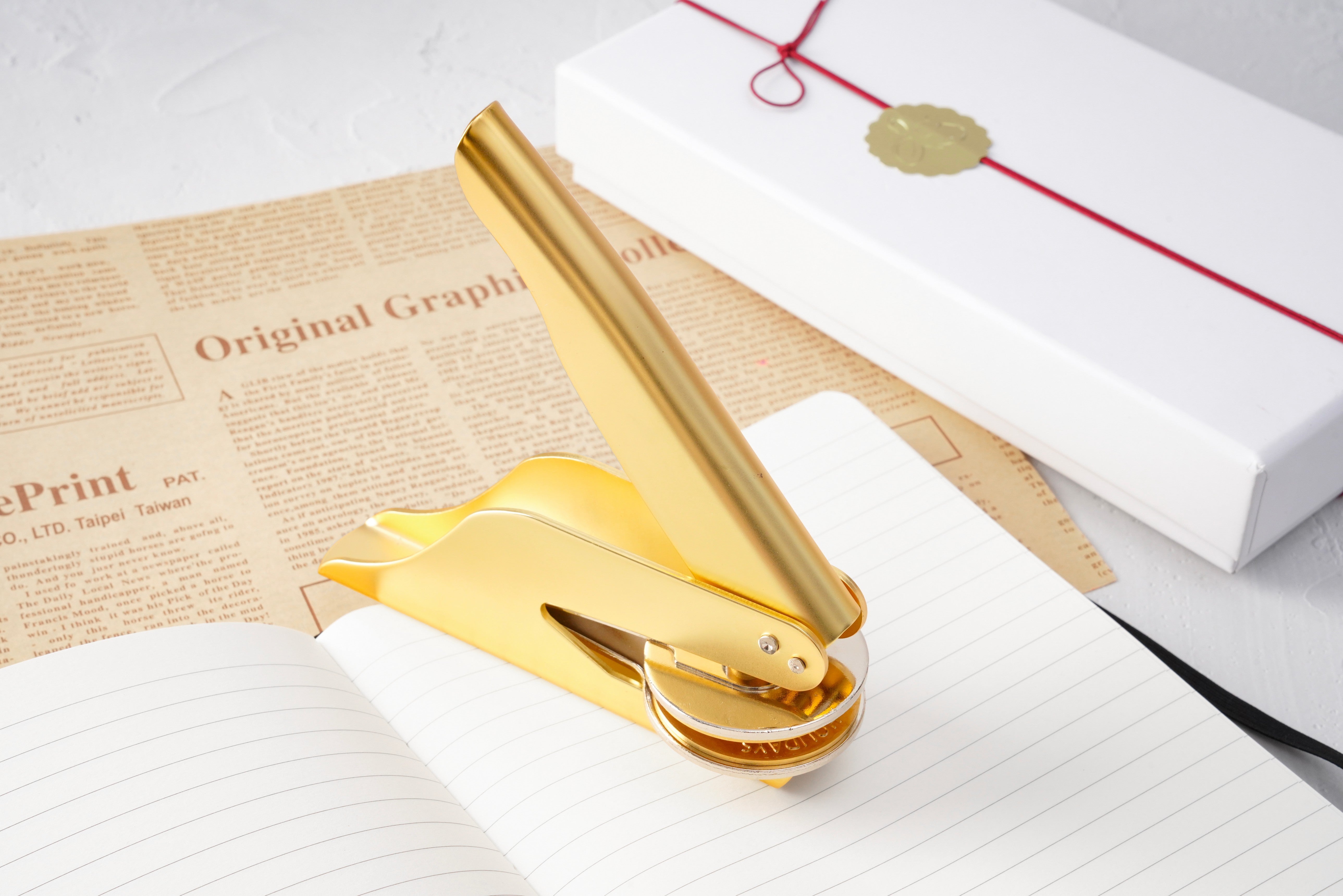Check Embosser Examples Creative Ways to Use a Custom Embosser – GiftedChop
