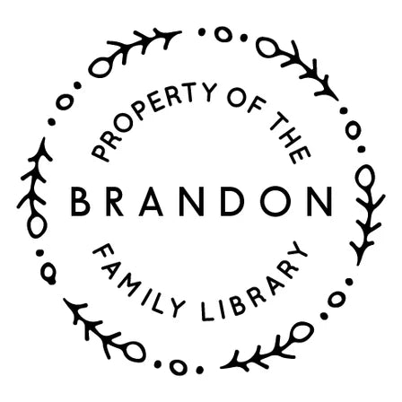 custom embosser Brandon Family design