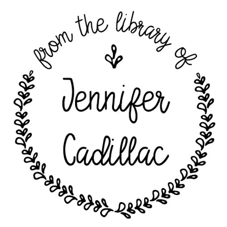 custom embosser Jennifer Wreath design