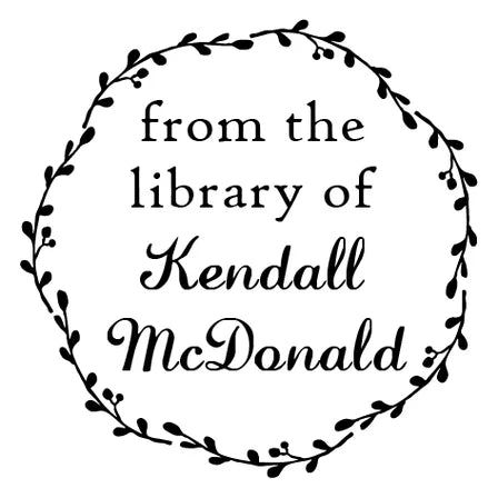 custom embosser Kendall Wreath design