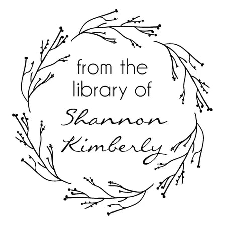 custom embosser Shannon Wreath design