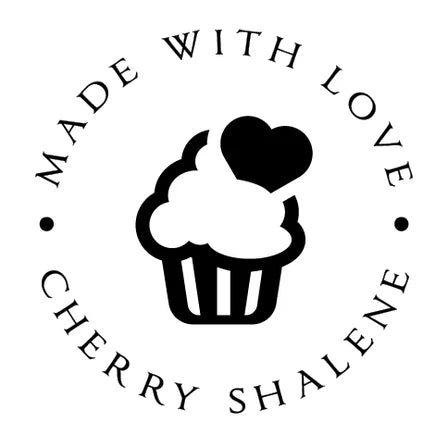 custom embossing stamp Cupcake design
