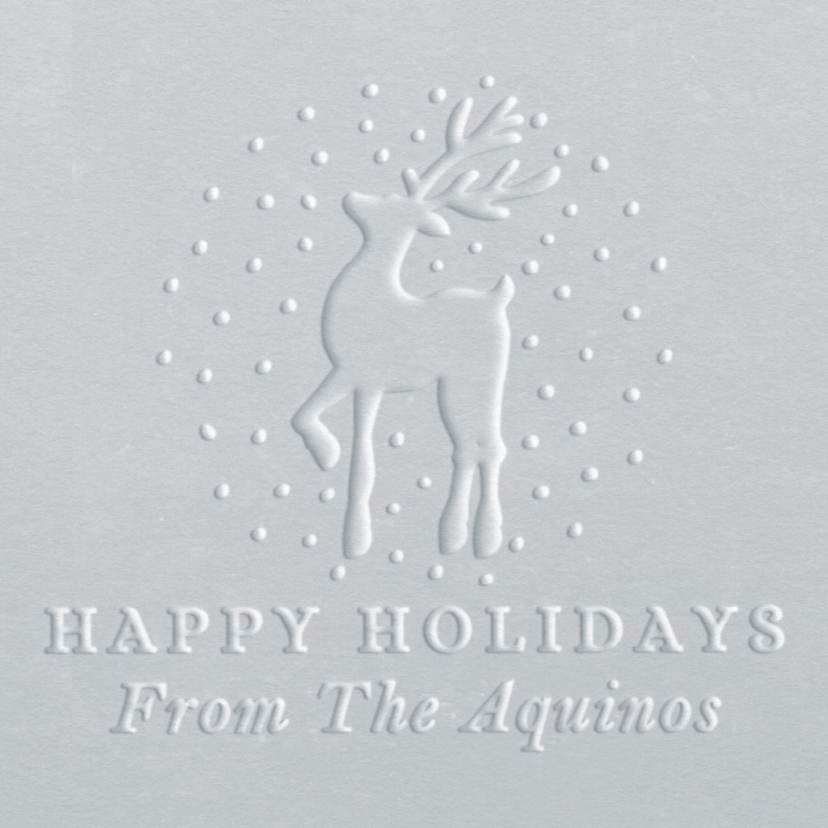 Holiday Embosser - Reindeer Name