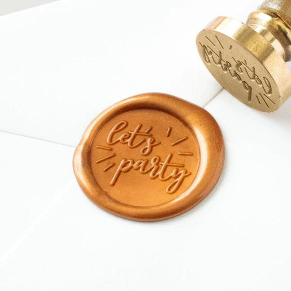 Wax Seal Stamp - Let's Party