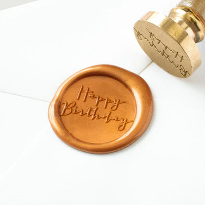 Wax Seal Stamp - Happy Birthday