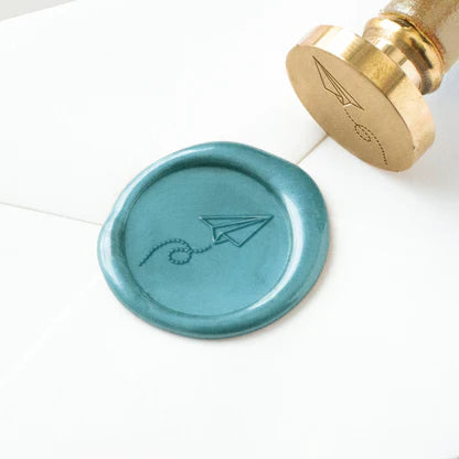 Wax stamp Paper Airplane