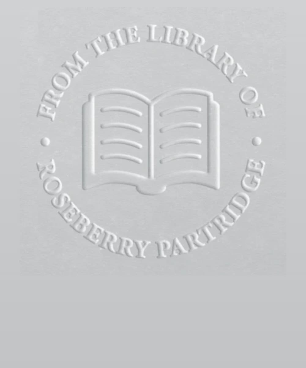 personal book embosser for library collection