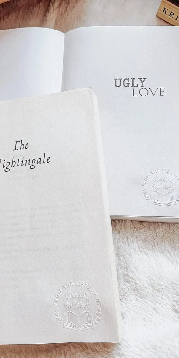 book press embossing stamp