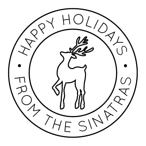 Holiday Embosser - Reindeer Circle