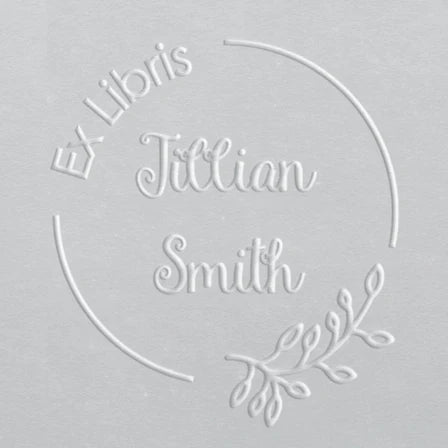 custom library book embosser Jillian