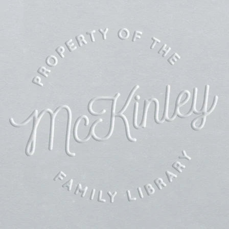 custom library book embosser McKinley