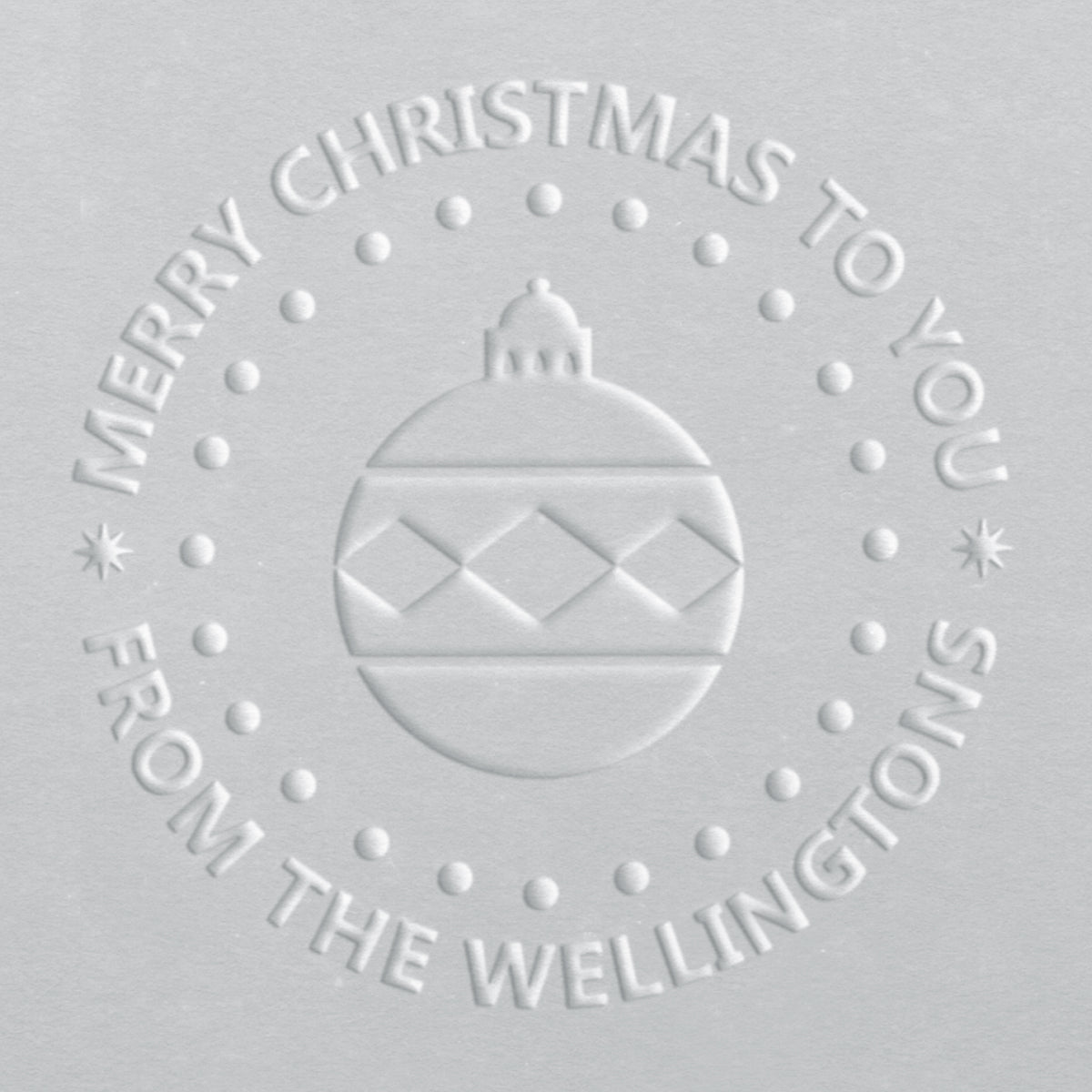 Holiday Embosser - Christmas Ornament