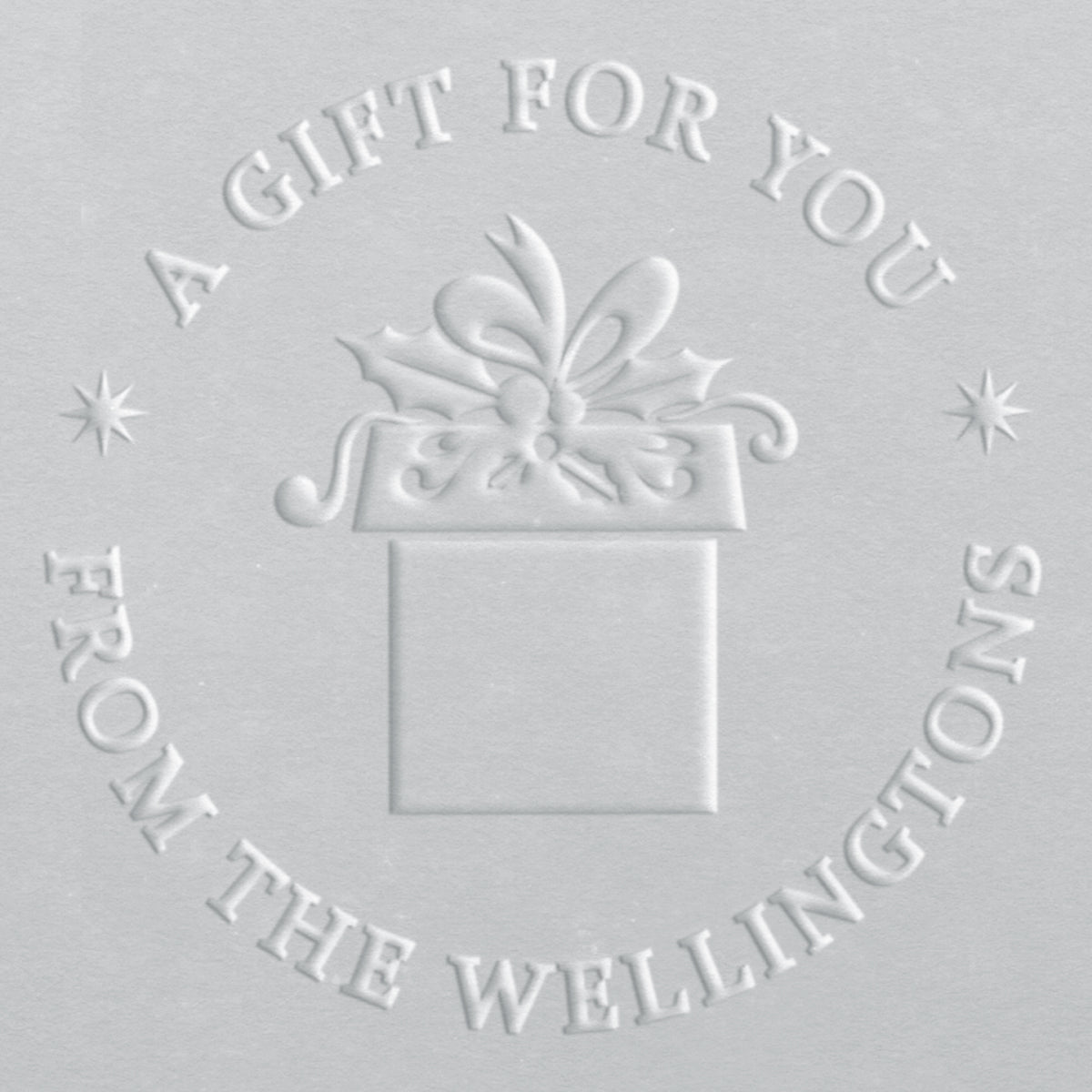 Holiday Embosser - Gift