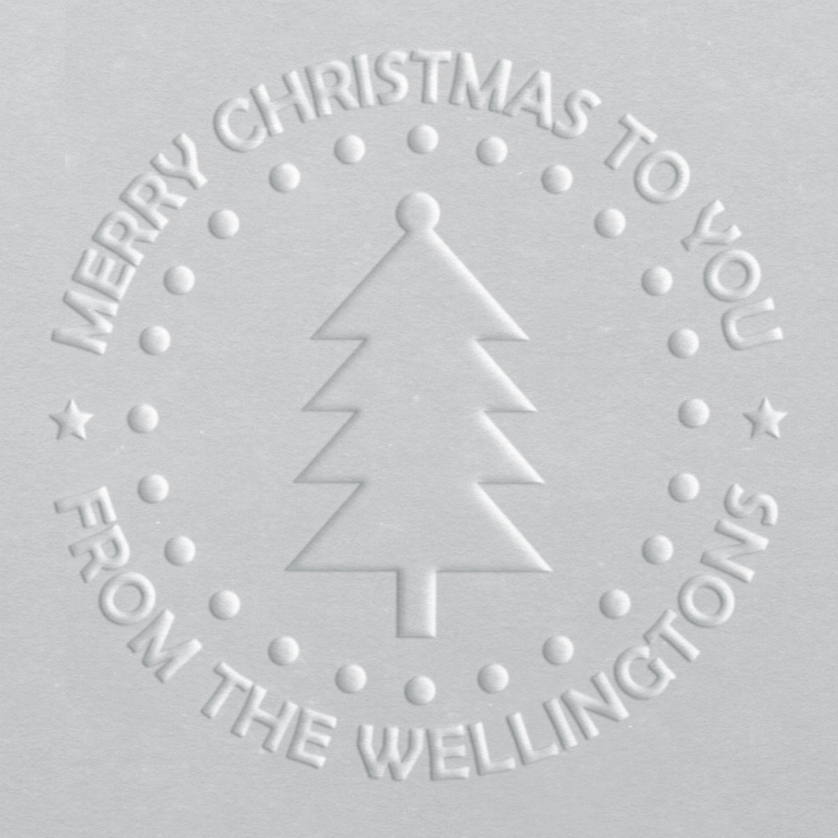 Holiday Embosser - Christmas Tree