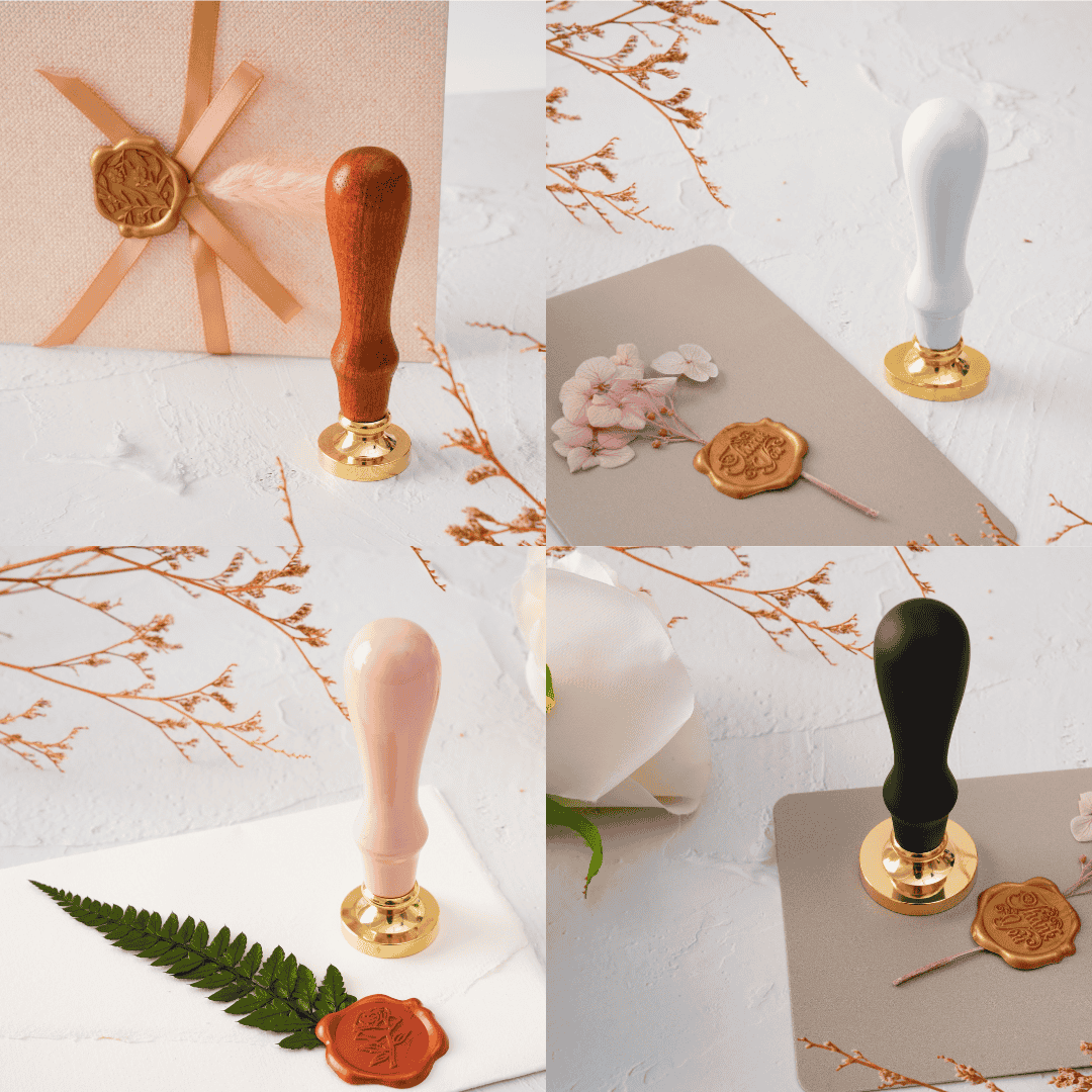 gifted chop custom wax seal stamp collecion