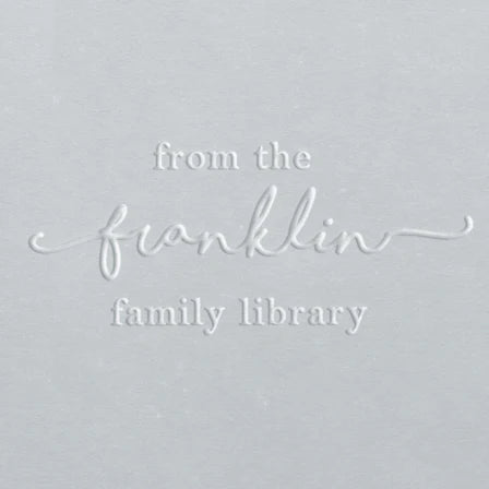 personal library book stamp embosser Franklin