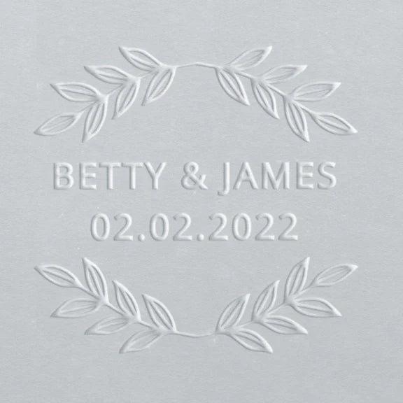 personalized custom embosser name with date